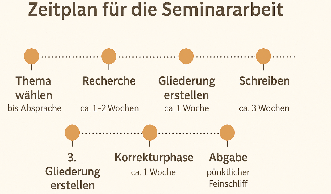 zeitplan seminararbeit
