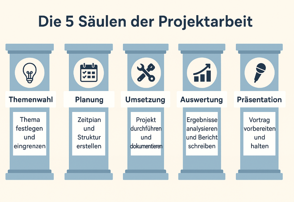 5 Saeulen Projektarbeit