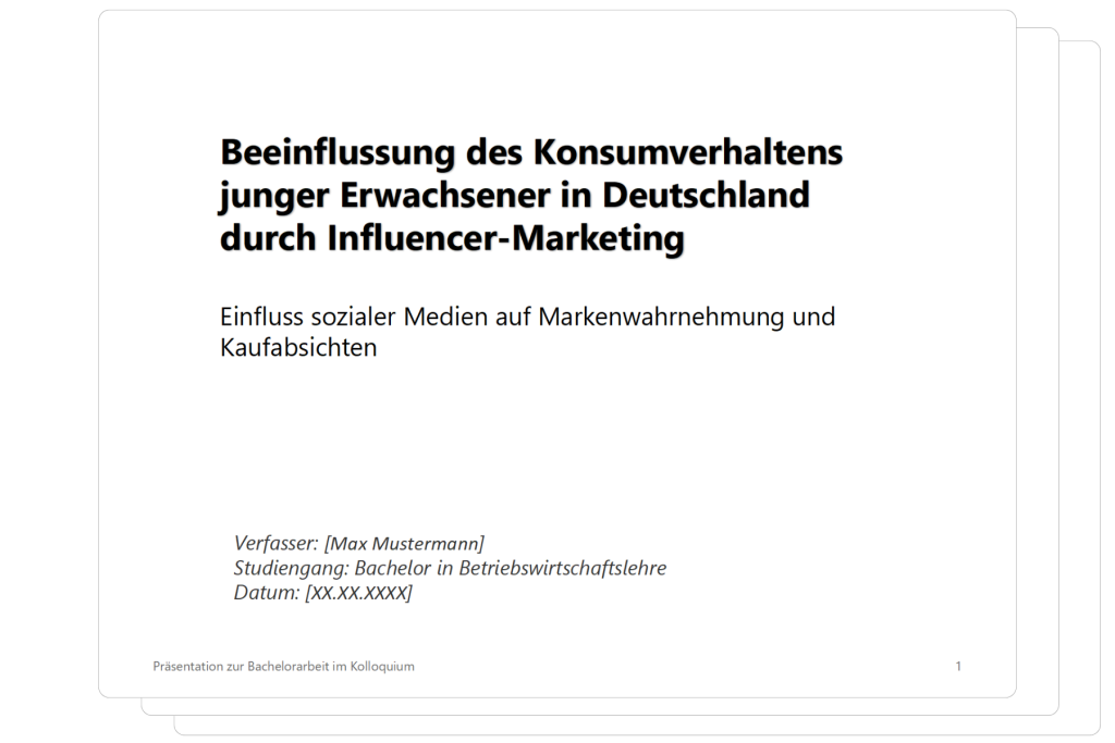 Bachelorarbeit Parsentation KI