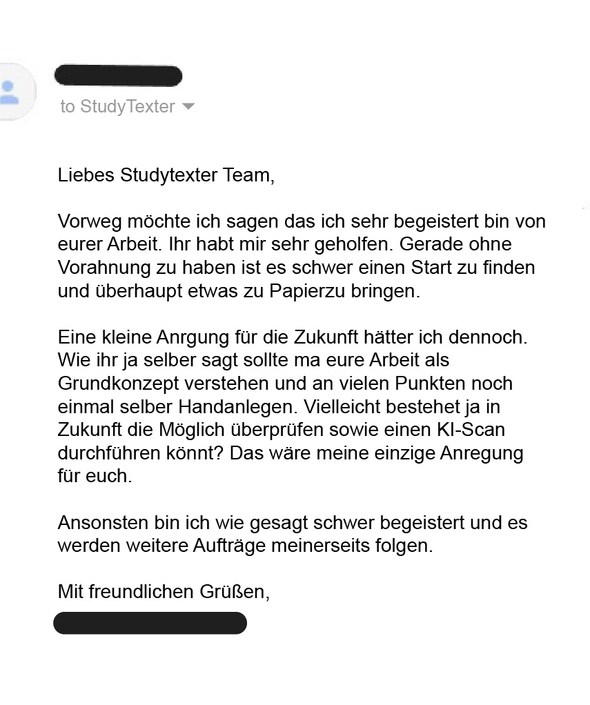 positive Kundenstimme